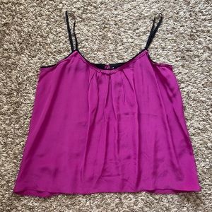 Silence + Noise (UO) Silk Flowy Tank Top